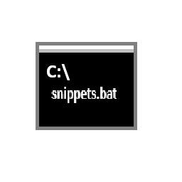 vs code batch snippets